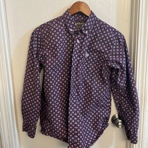 Ariat boys button down shirt
